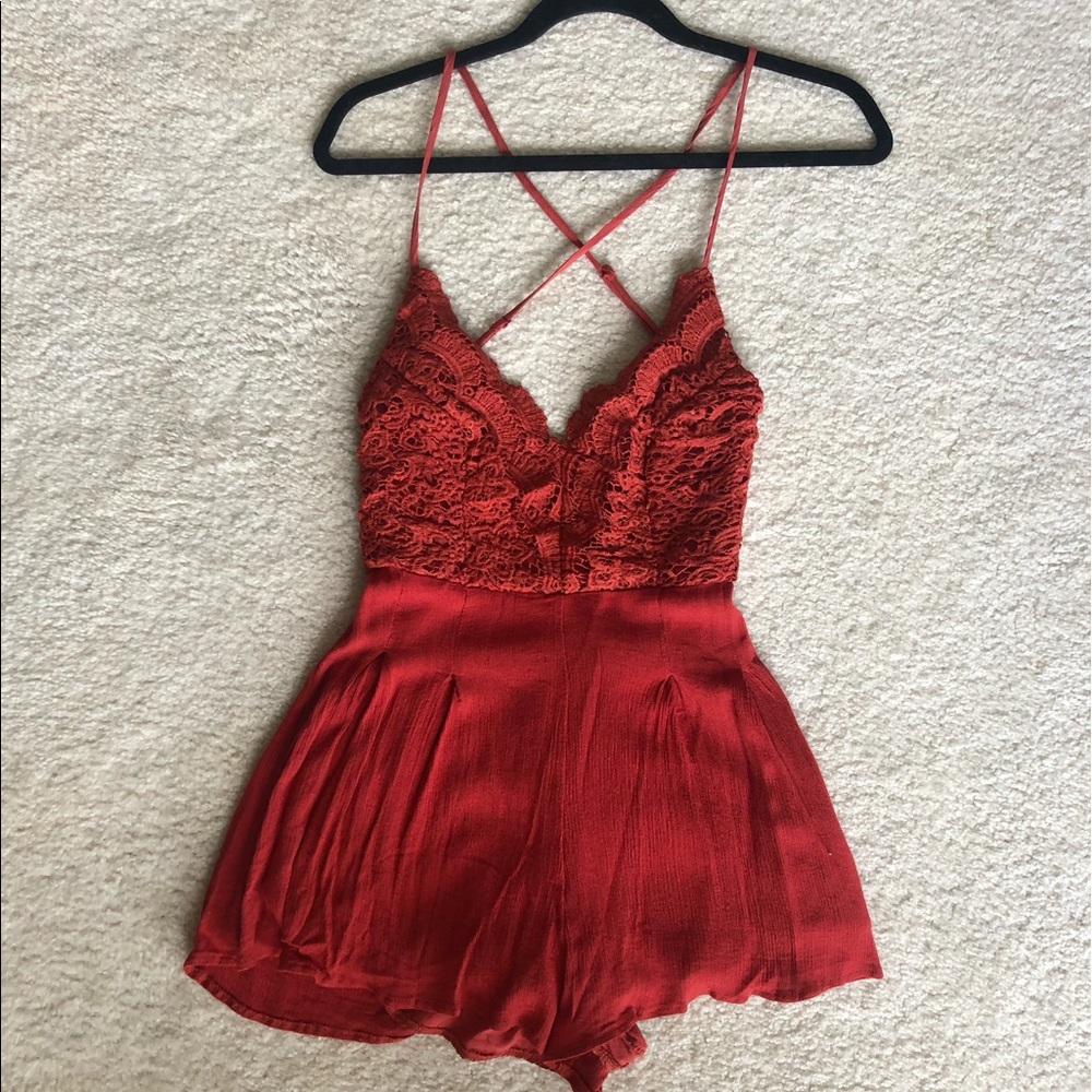 Lulu’s Rust Romper
